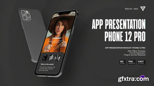 Videohive App Presentation Mockup | Phone 12 Pro 29481373