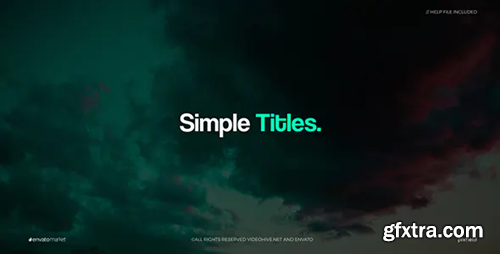 Videohive Simple Titles 20516045