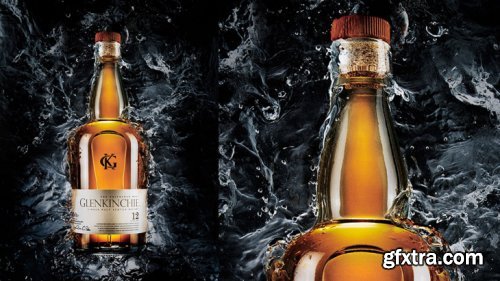 Mango-Ice Photography - Whiskey Bottle in Water