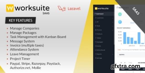CodeCanyon - Worksuite Saas v3.9.2 - Project Management System - 23263417 - NULLED