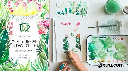 Watercolor Illustration: Developing a Wedding Brand Suite