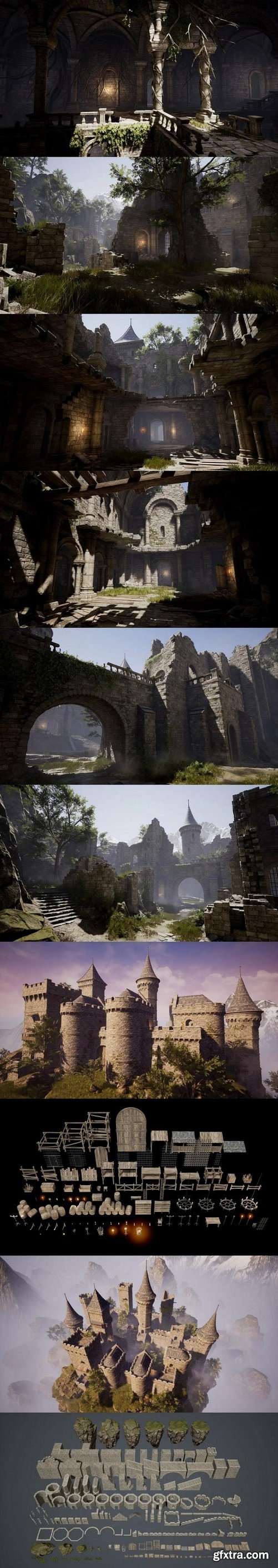 Unity Asset - Lordenfel Castles & Dungeons RPG pack