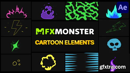 Videohive Cartoon And Scribble Elements | After Effects 31583856
