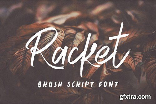 Racket Brush Script
