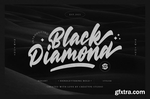 Black Diamond Handlettering Bold