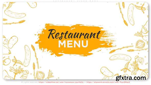 Videohive Restaurant Video Menu 31676728
