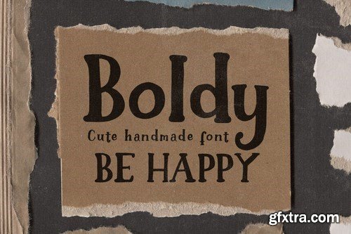 Boldy - Cute Handwritten Font
