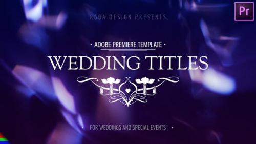 Videohive - Modern Wedding Titles - Premiere Pro | Mogrt - 24731646
