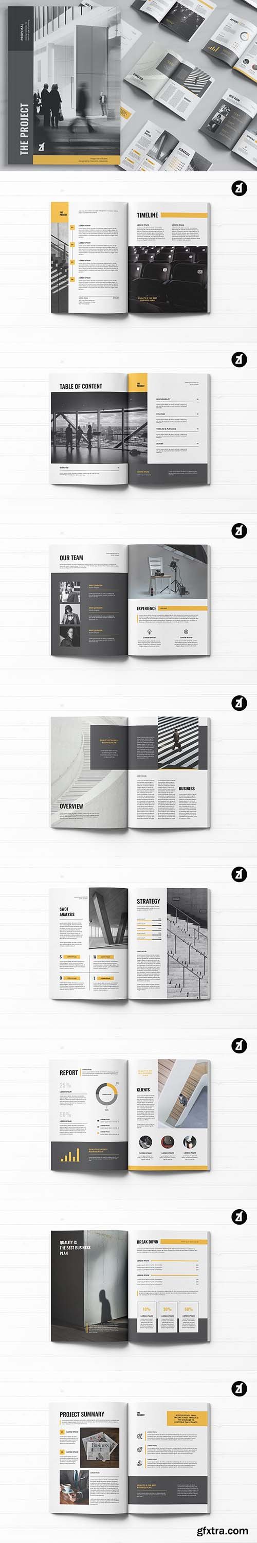 CreativeMarket - The Project business proposal 6084655