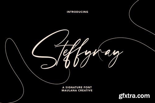 Steffyray Signature Font