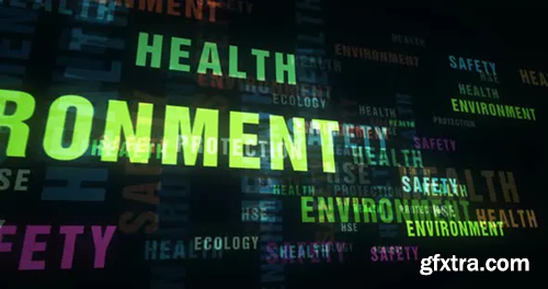 Videohive Health safety and environment text loop abstract concept 31638654