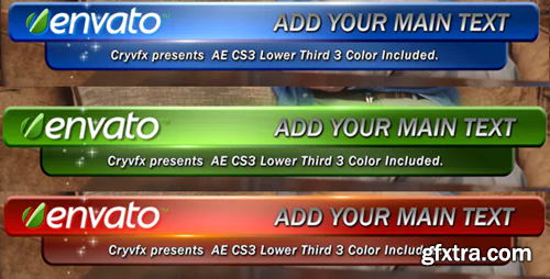 Videohive Master Color Lower Third 114948