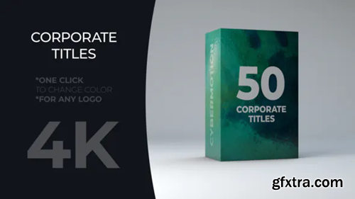 Videohive Corporate Titles Pack 21566811