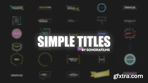 Videohive Simple Titles 31837015