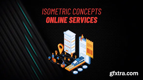 Videohive Online Services - Isometric Concept 31813495