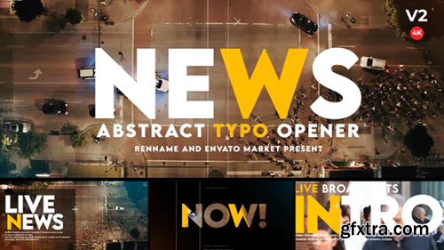 Videohive Typographic Abstract News Opener 27460021