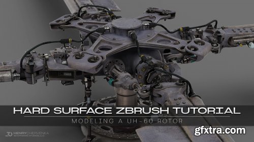 Hard Surface ZBrush Tutorial // Modeling A UH-60 Rotor
