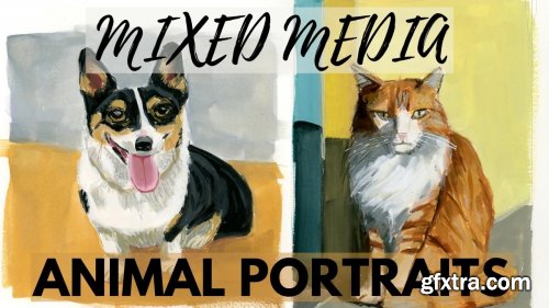 Mixed Media Animal Portraits