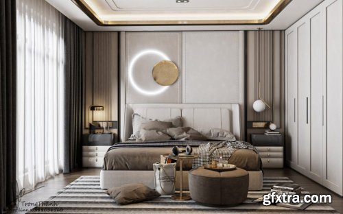 Bedroom Scene Sketchup by Trong Thanh