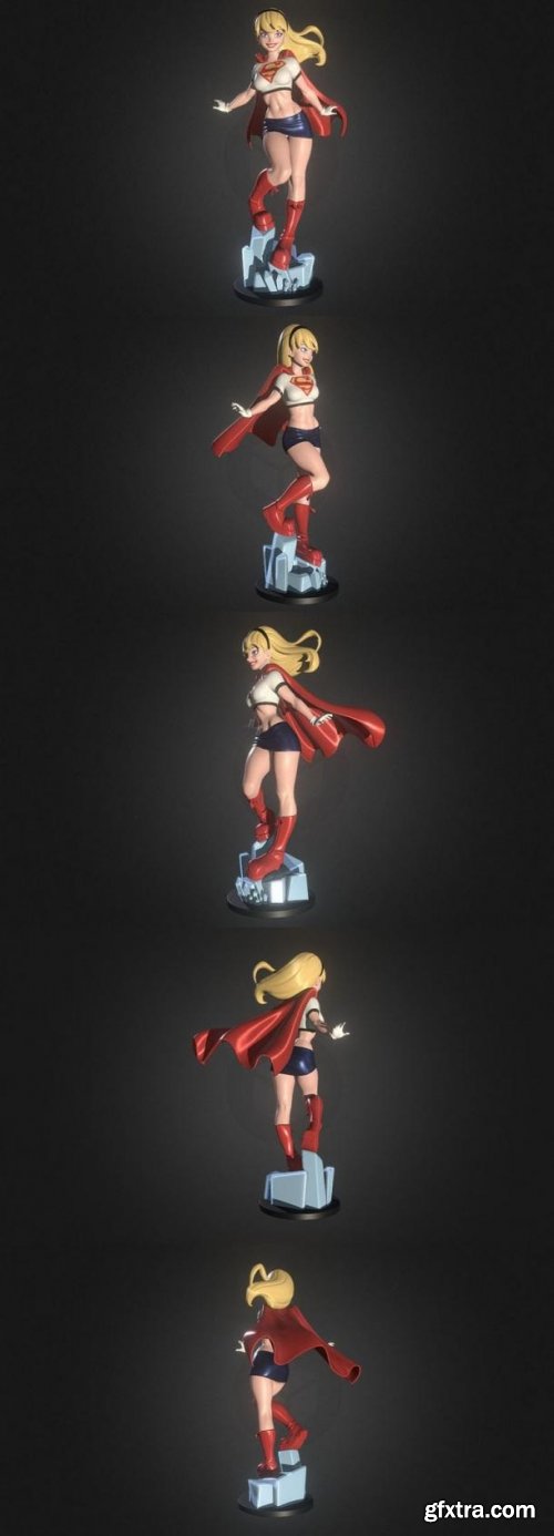 Supergirl – DC Comics – 3D Print Model