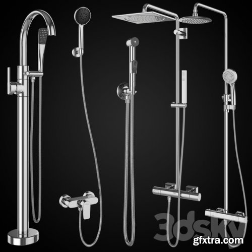 Shower systems and hygiene showers Ravak | GROHE | Villeroy & Boch | set 92