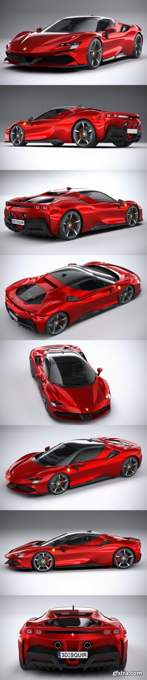 Cgtrader - Ferrari SF90 Stradale 2021 3D model