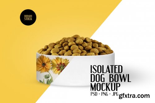 CreativeMarket - Dog Bowl Mockup 5925698
