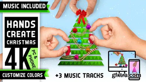 Videohive Minimal Christmas Tree Logo 29633166
