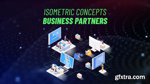 Videohive Business Partners - Isometric Concept 31693641