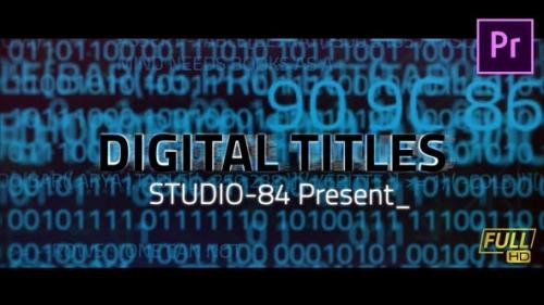 Videohive - Digital Core Titles - 24814596