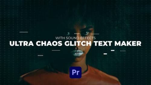 Videohive - Ultra Chaos Glitch Text Maker | Premiere Pro - 31773882