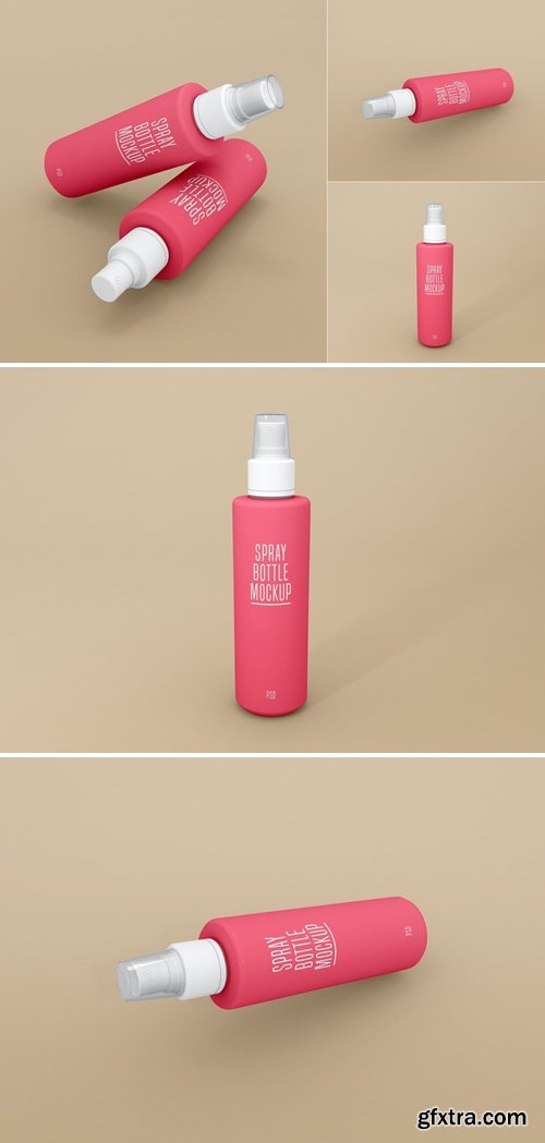 Spray Bottle Mockup - Vol 01