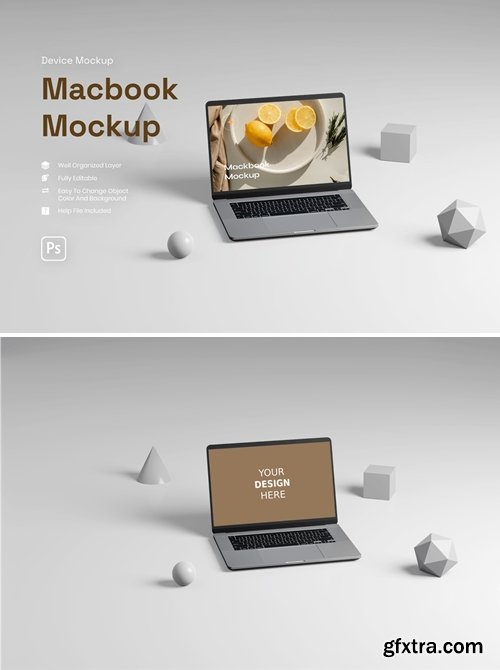 Device With Background Mockup