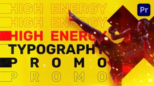 Videohive - Energy Typography Promo | Mogrt - 31818419