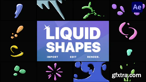 Videohive Liquid Shapes | After Effects 31922430
