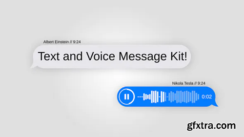 Videohive Text Message Kit with Voice 21704650