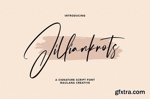 Jilliankrots Signature Font