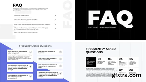 Videohive FAQ Frequently Asked Questions Answers 31989449