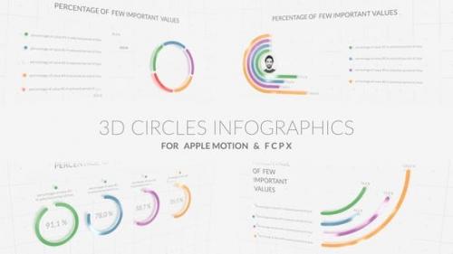 Videohive - 3D Circles Infographics - 30811289