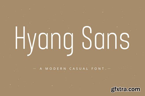 Hyang Modern Sans Serif Font