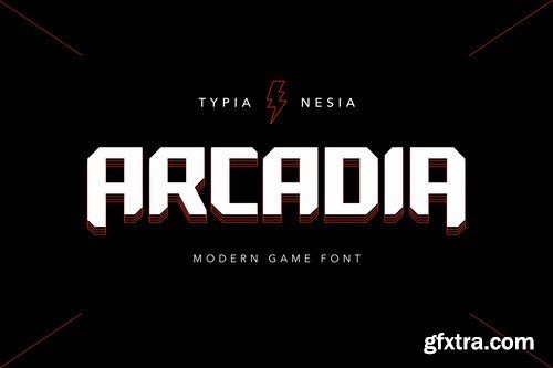 Arcadia - Scifi Game Font