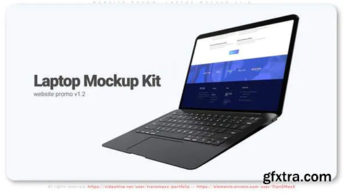 Videohive Website Promo. Laptop Mockup v1.2 32059533