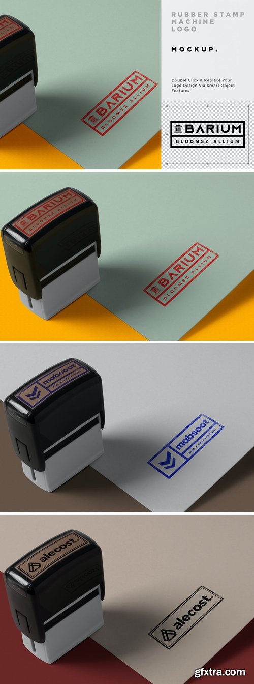 Stamp Print Logo Mockup