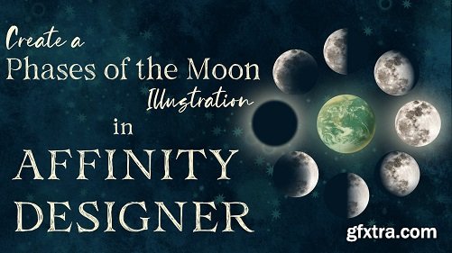 Affinity Designer for iPad: Create a Moon Phase Illustration Using the Transparency Tool