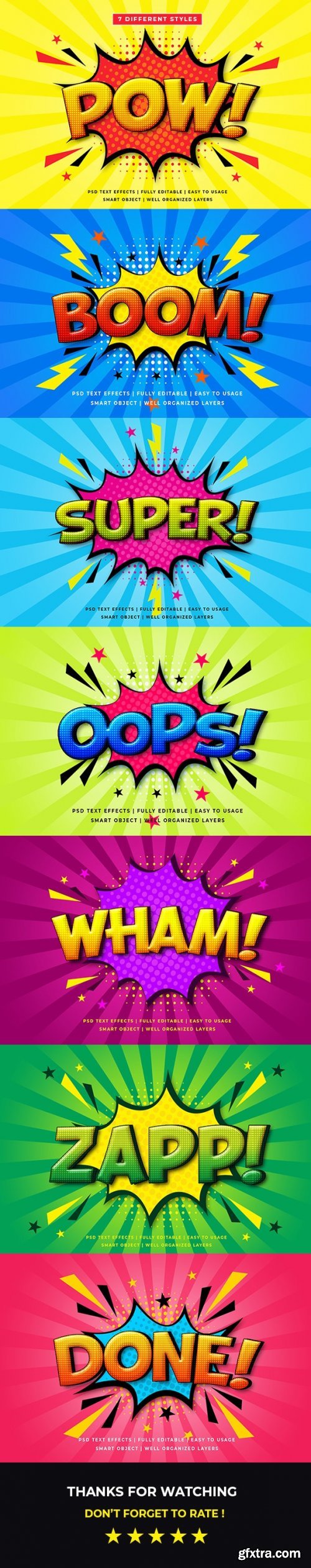 GraphicRiver - Comic Speech 3d Text Style Effect Mockup V.2 26165028
