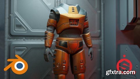 Sci-fi Character Armor - Blender 2.9 and Substance Painter