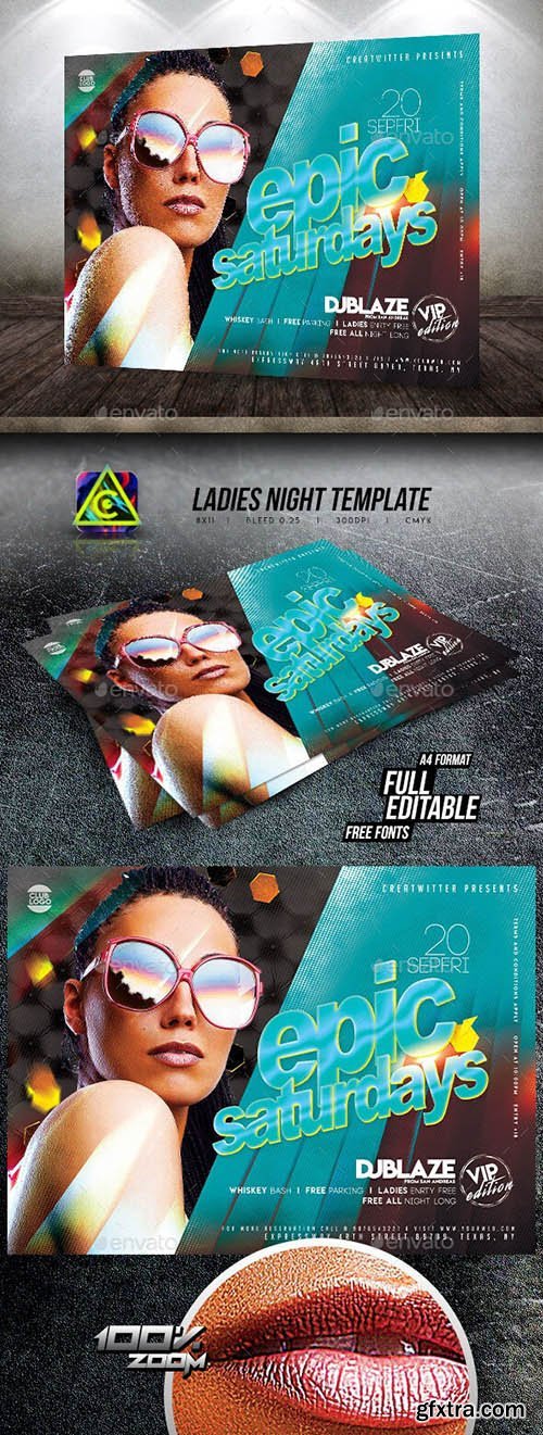 GraphicRiver - Ladies Night Flyer Template 25832028