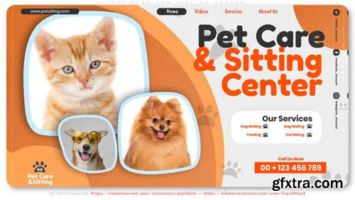 Videohive Pet Care and Sitting Center 32102574