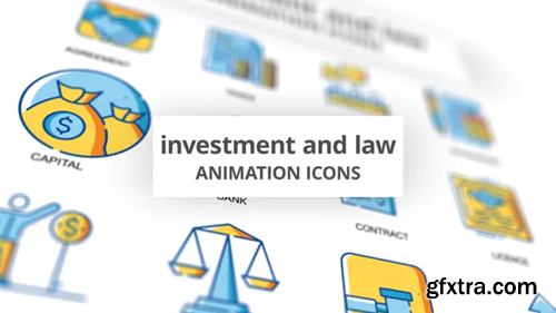 Videohive Investment & Law - Animation Icons 32096951
