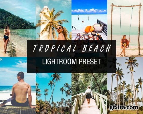 CreativeMarket - Tropical beach lightroom preset 4653890